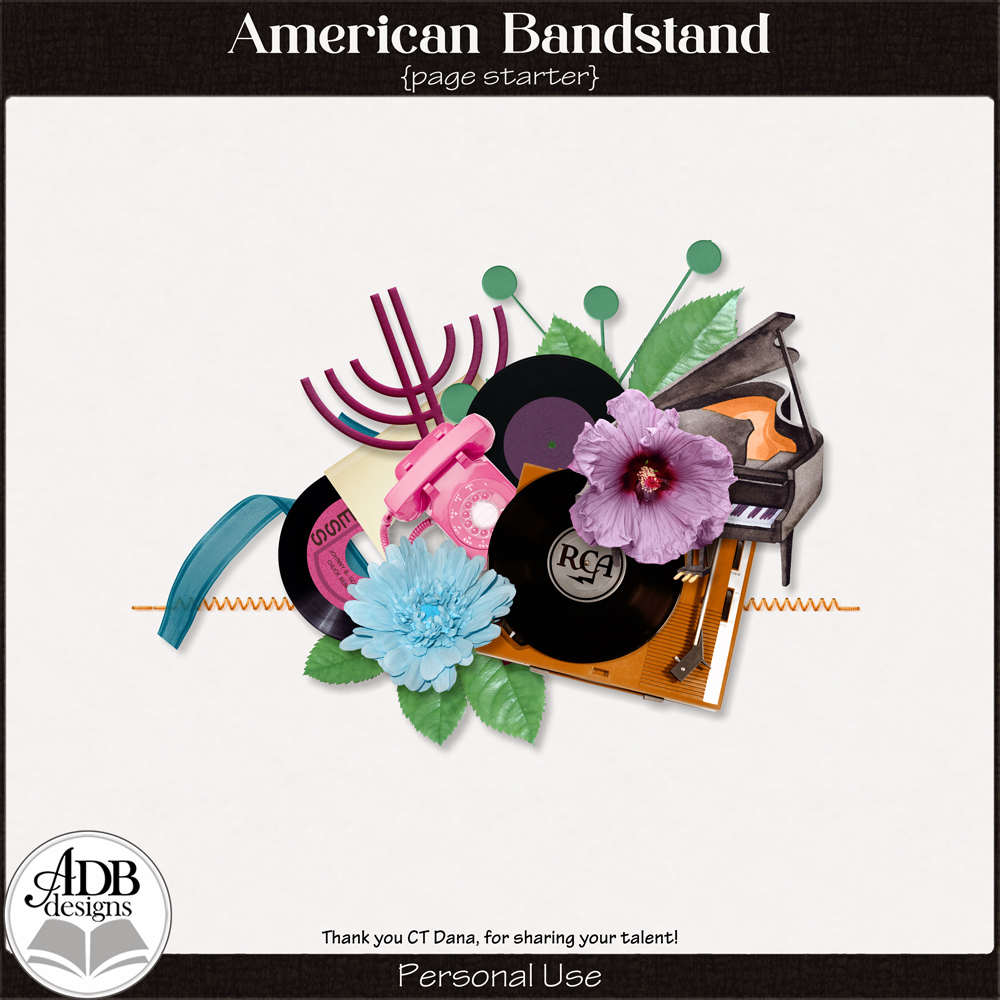 American Bandstand Cluster Gift 01 by ADB Designs