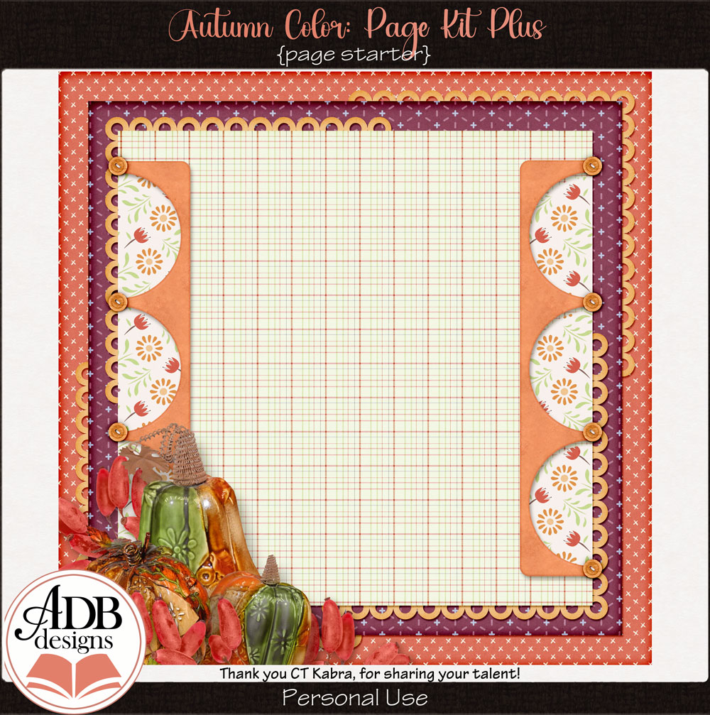 Autumn Color Stacked Paper Gift 02 by ADB Designs