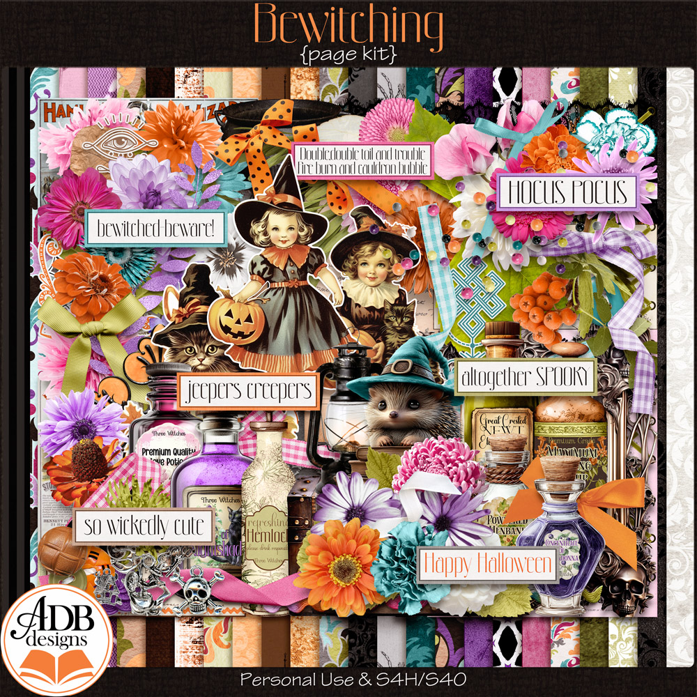 Bewitching Page Kit by ADB Designs