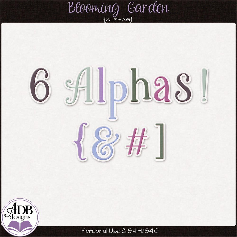 Blooming Garden Alphas by ADB Designs