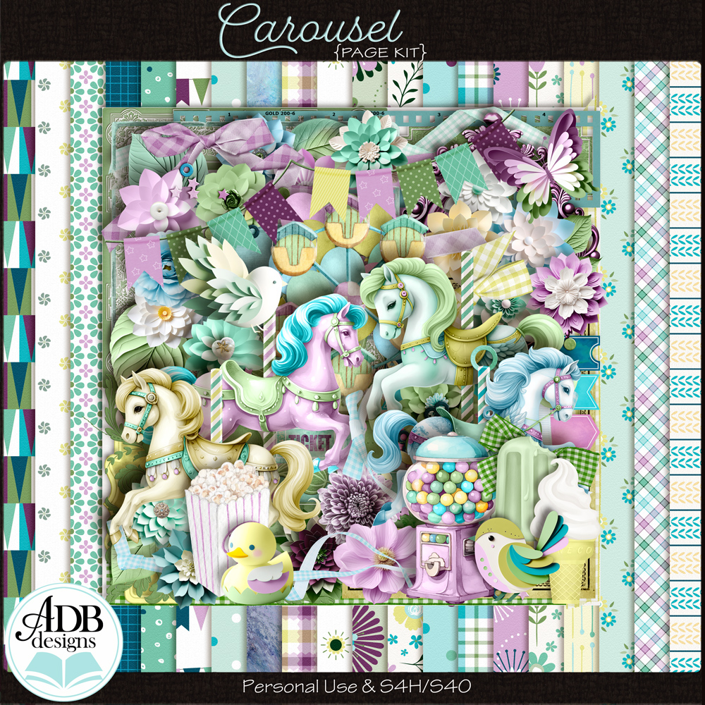 Carousel Page Kit by ADB Designs