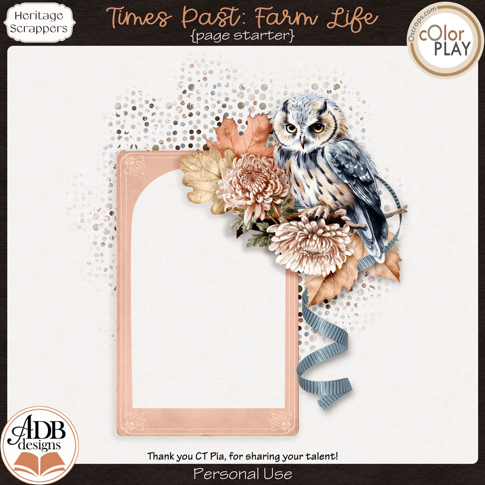 Times Past Farm Life Cluster Gift 05 by ADB Designs