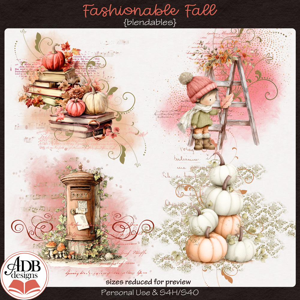 Fashionable Fall Blendables by ADB Designs
