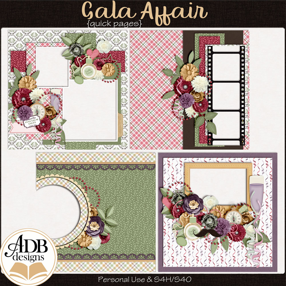 Gala Affair Quick Pages by ADB Designs