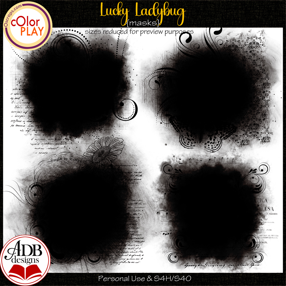 Lucky Ladybug Masks by ADB Designs