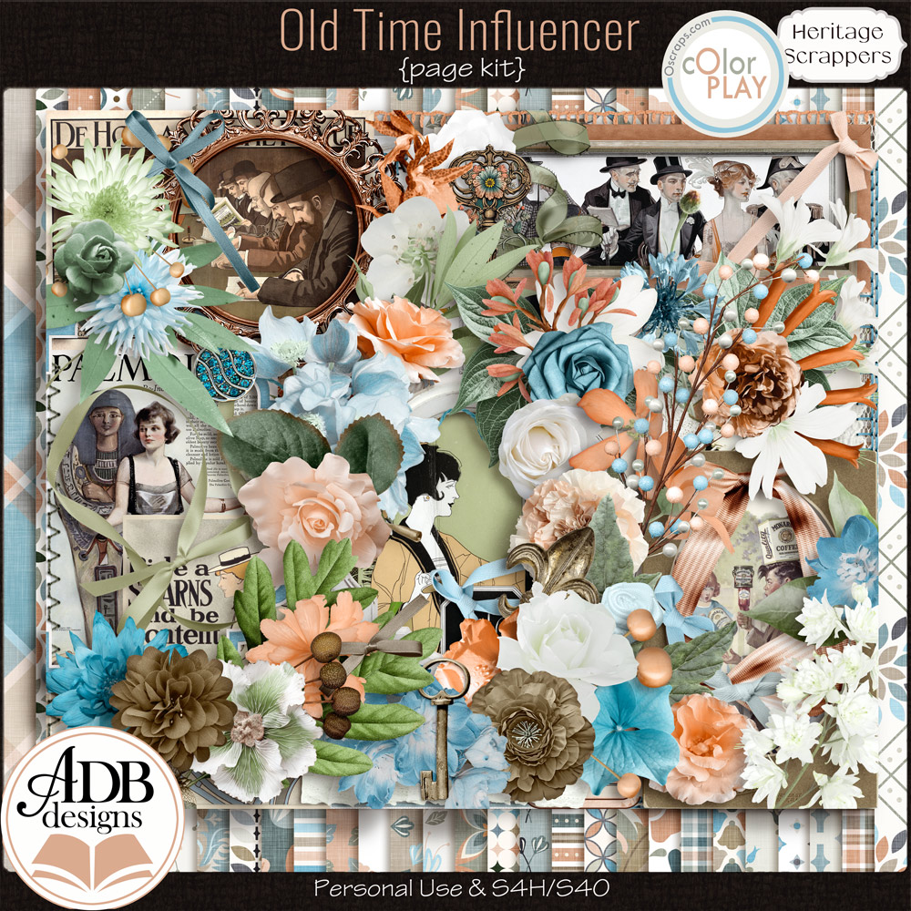Old Time Influencer Page Kit by ADB Designs