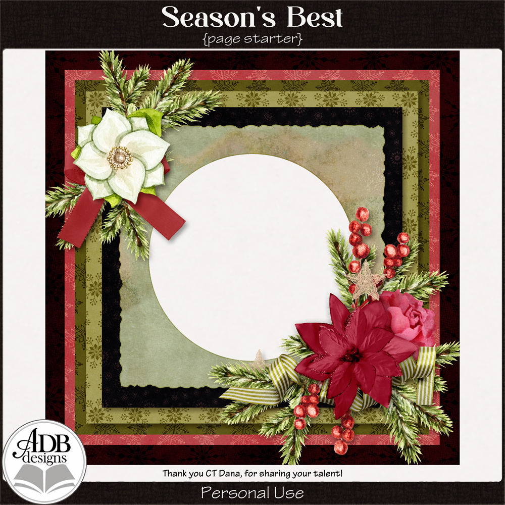 Season's Best Quick Page Gift 01 by ADB Designs