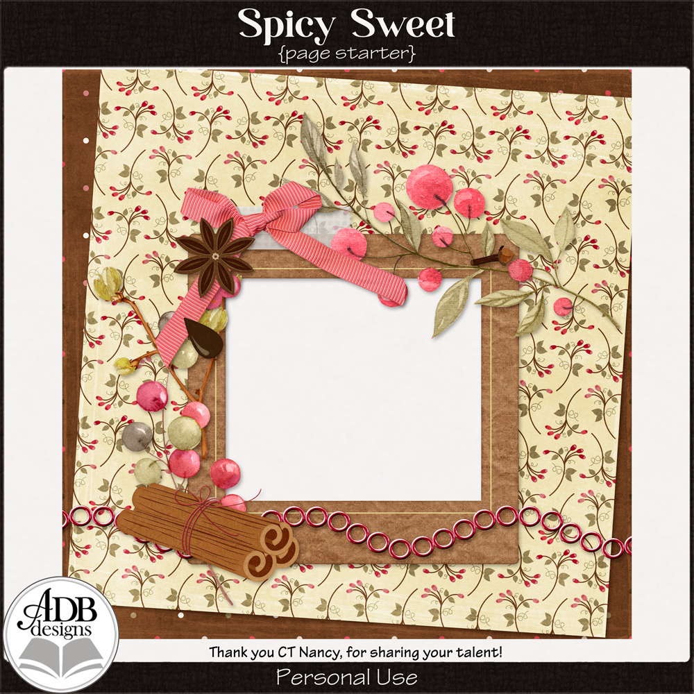 Spicy Sweet Quick Page Gift 05 by ADB Designs