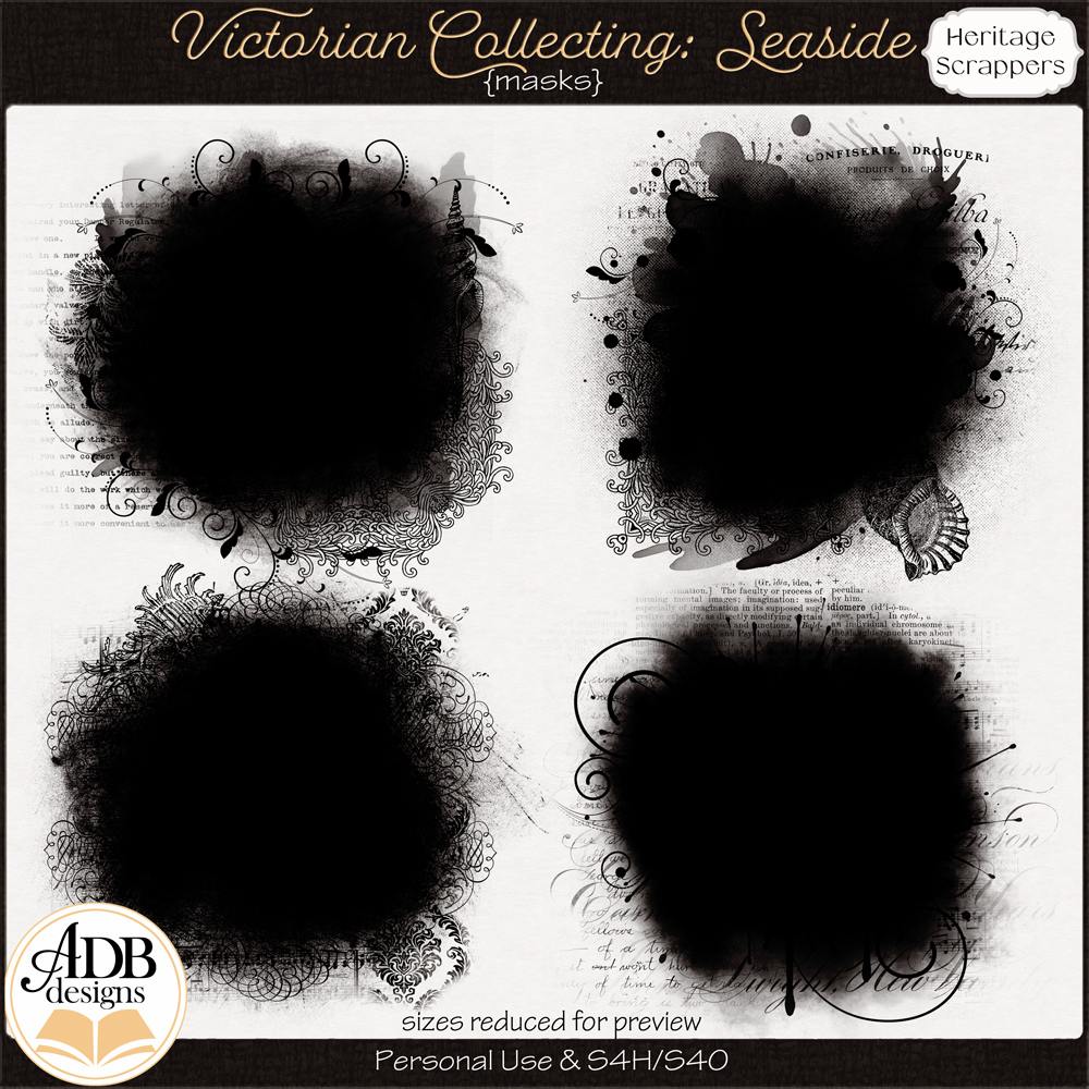 Victorian Collecting Seaside Masks by ADB Designs