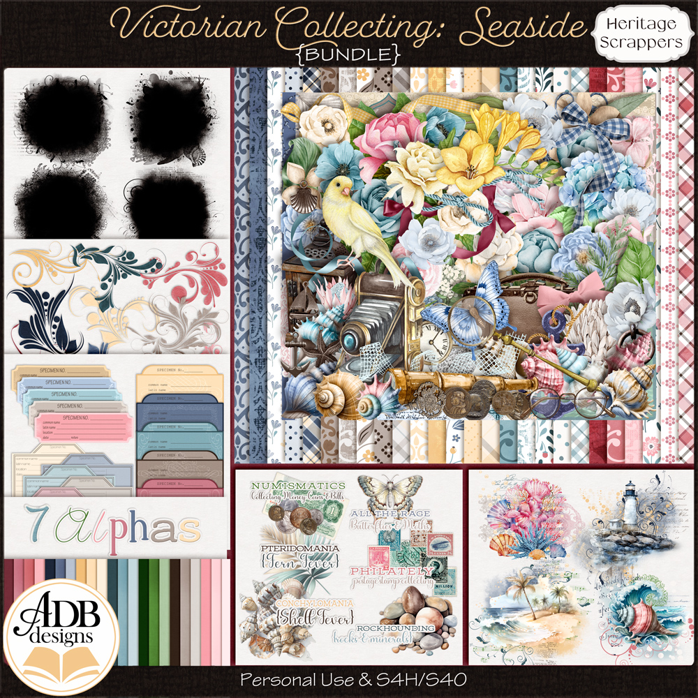 Victorian Collecting Seaside Bundle by ADB Designs