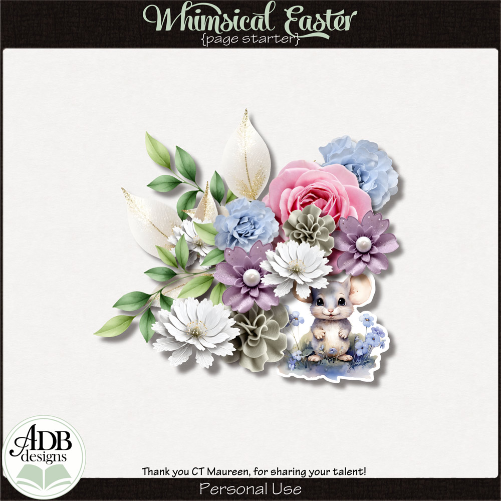 Whimsical Easter Cluster Gift 06 by ADB Designs