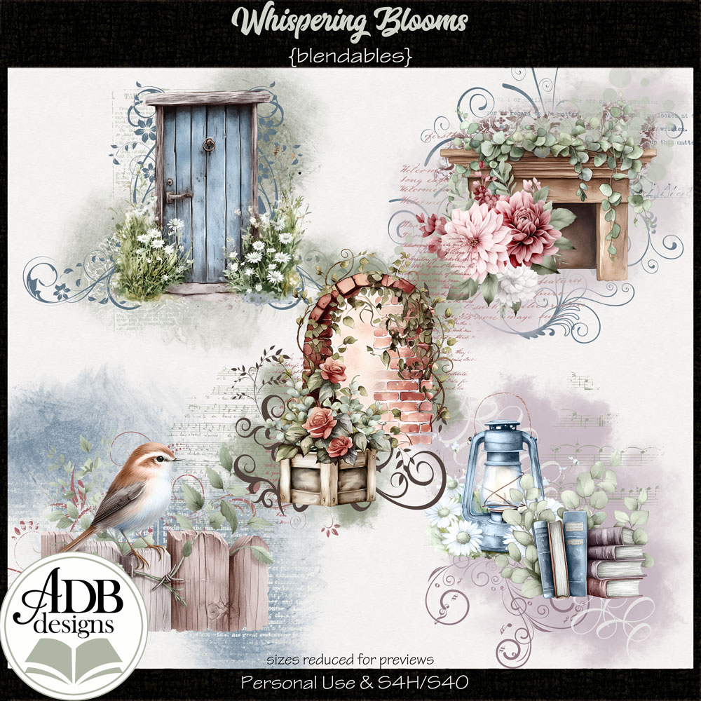 Whispering Blooms Blendables by ADB Designs