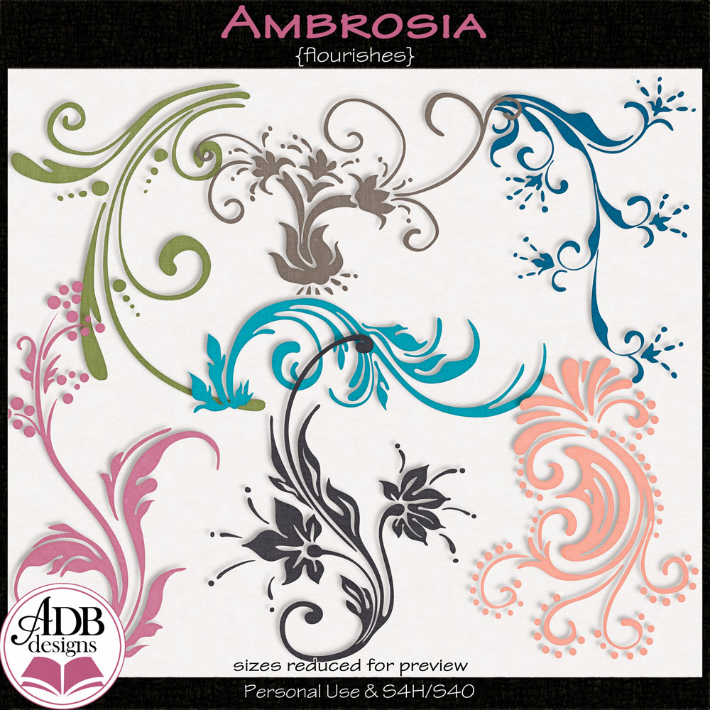 Ambrosia Flourishes by ADB Designs