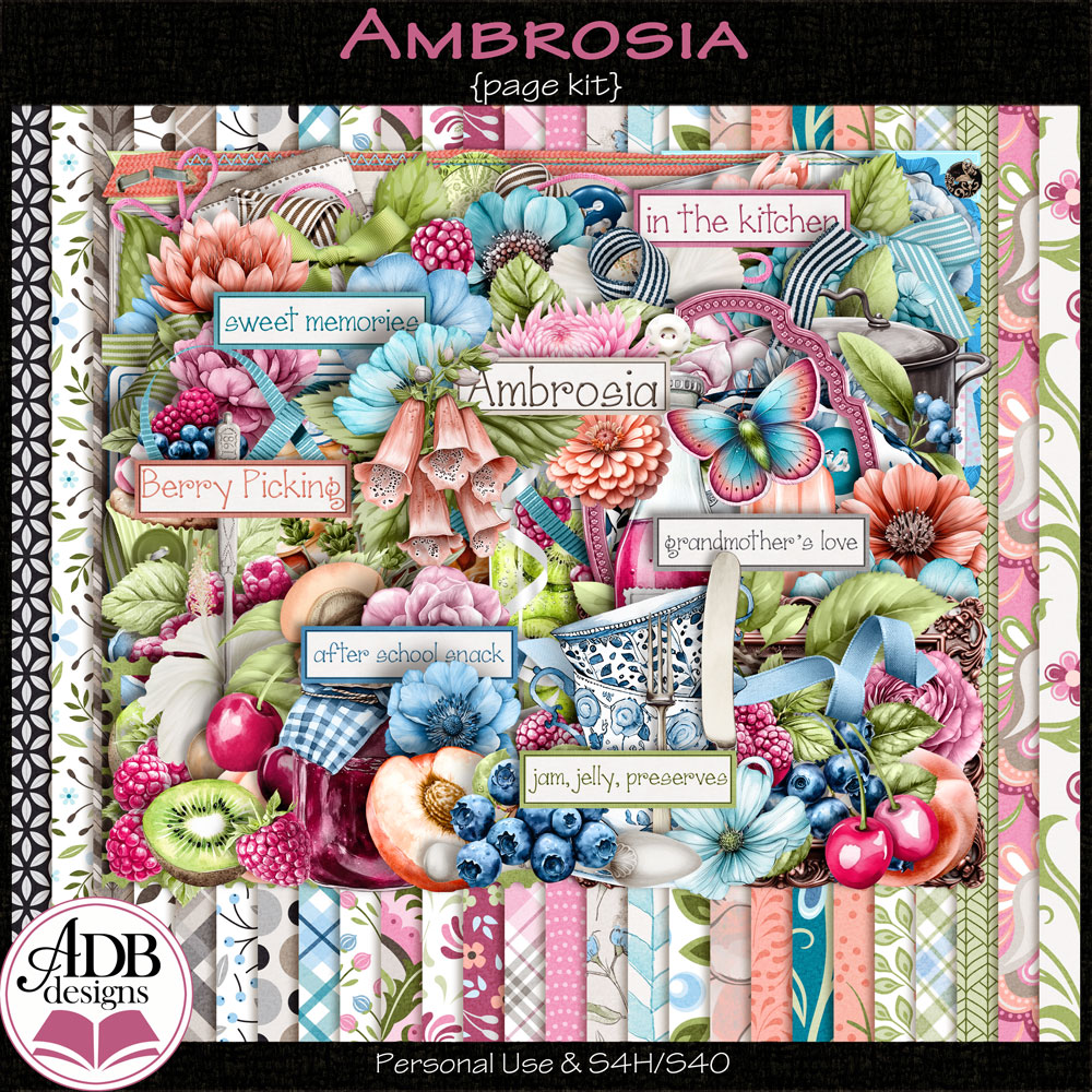 Ambrosia Page Kit by ADB Designs