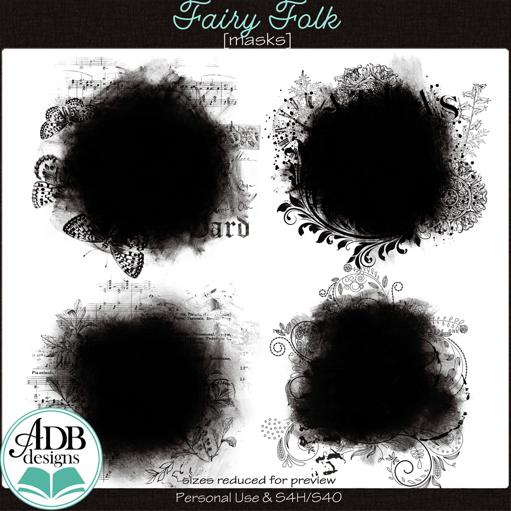 Fairy Folk Masks by ADB Designs