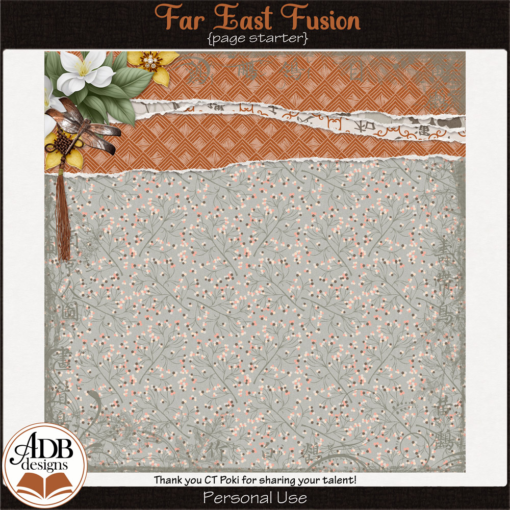 Far East Fusion Stacked Paper Gift 05 by ADB Designs