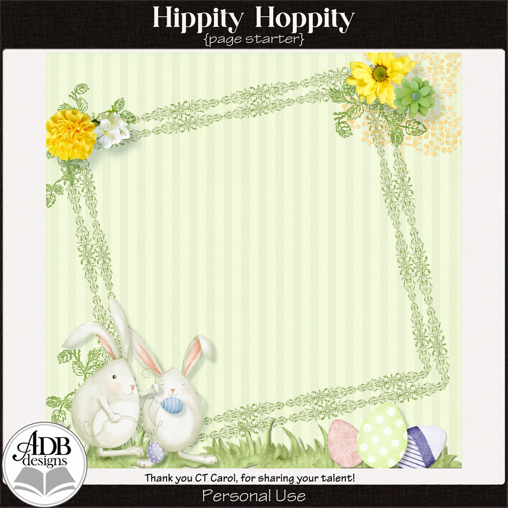Hippity Hoppity Stacked Paper Gift 01 by ADB Designs
