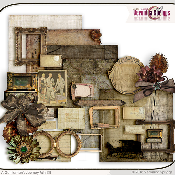 A Gentleman's Journey Mini Kit by Veronica Spriggs