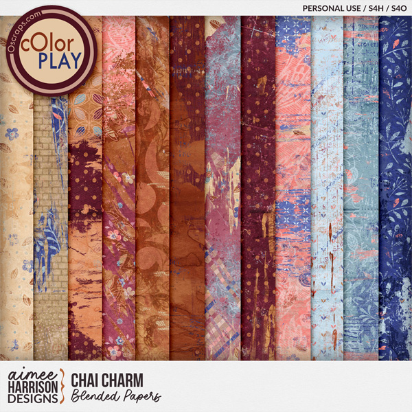 Chai Charm Blended Papers by Aimee Harrison