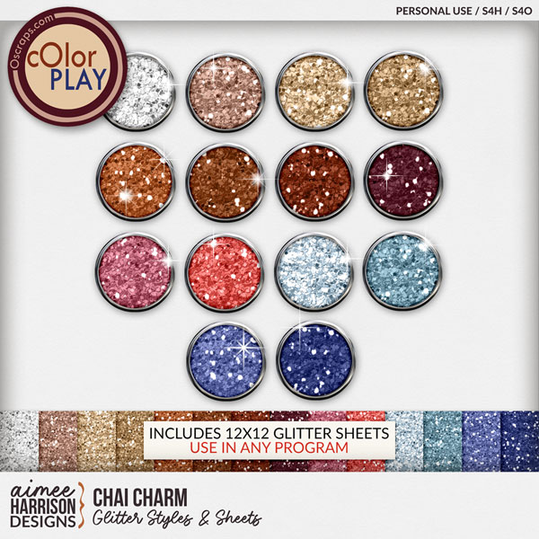Chai Charm Glitters by Aimee Harrison