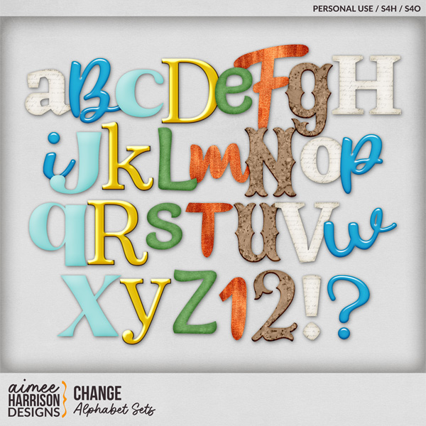 Change Alphabet Sets by Aimee Harrison