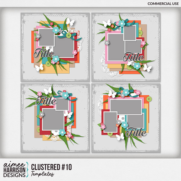 Clustered #10 Templates by Aimee Harrison