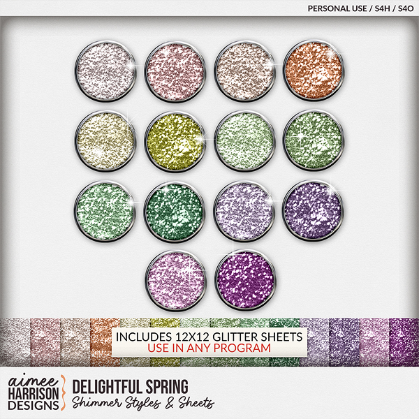 Delightful Spring Shimmers by Aimee Harrison