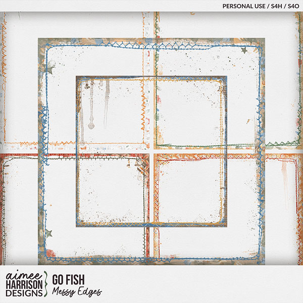 Go Fish Messy Edges by Aimee Harrison