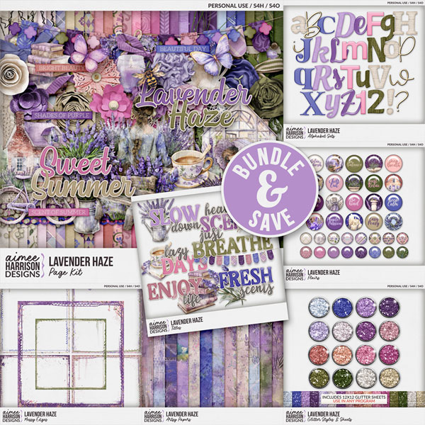 Lavender Haze Collection by Aimee Harrison