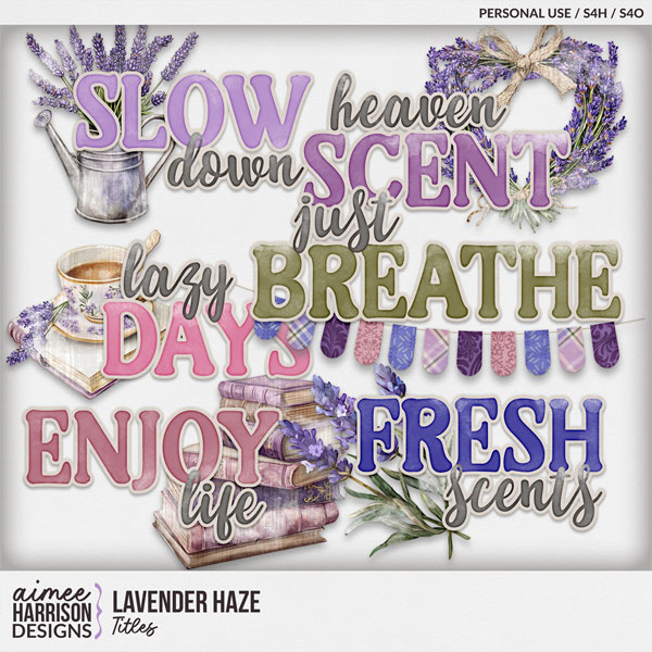 Lavender Haze Titles by Aimee Harrison