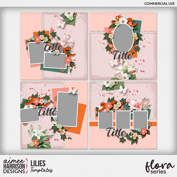 Lilies Templates by Aimee Harrison