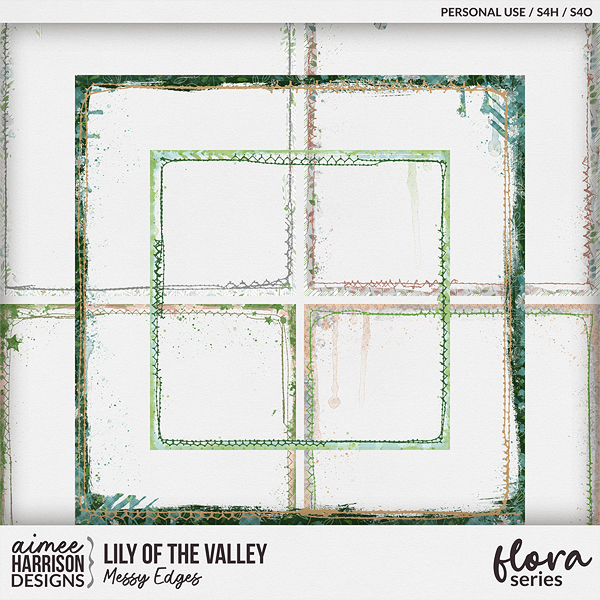 Lily of the Valley Messy Edges by Aimee Harrison