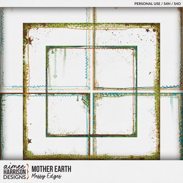 Mother Earth Messy Edges by Aimee Harrison