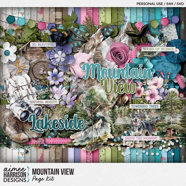 Mountain View Page Kit by Aimee Harrison