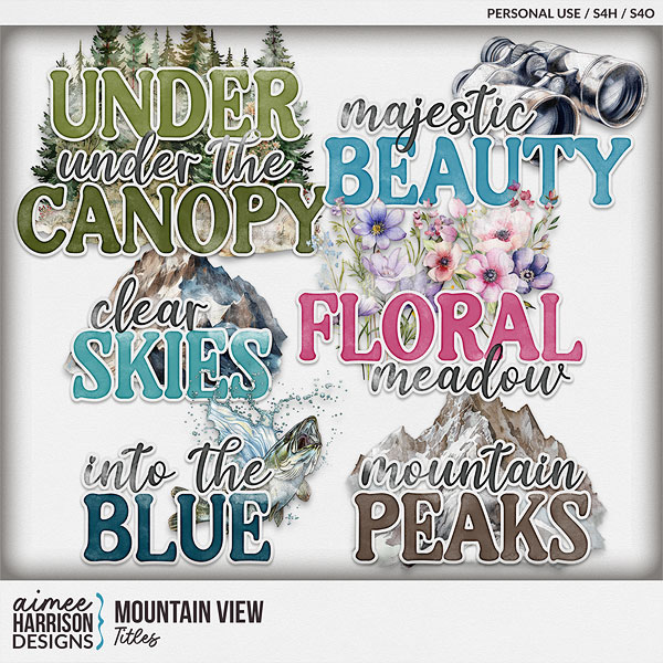Mountain View Titles by Aimee Harrison