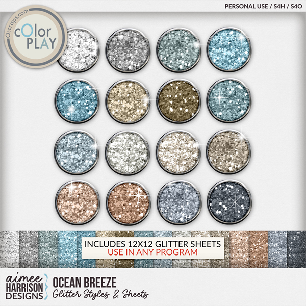 Ocean Breeze Glitters by Aimee Harrison