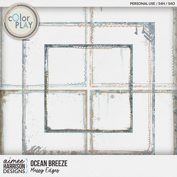 Ocean Breeze Messy Edges by Aimee Harrison