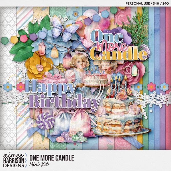 One More Candle Mini Kit by Aimee Harrison