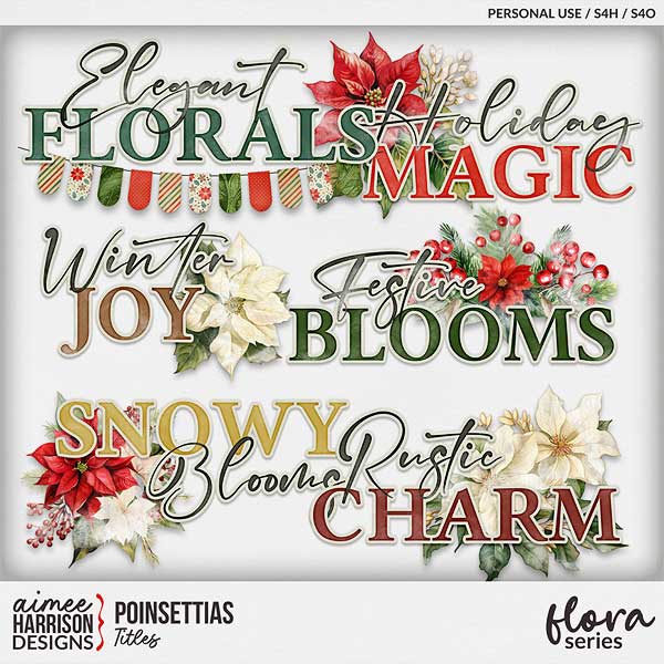 Poinsettias Titles by Aimee Harrison