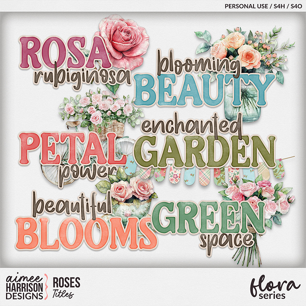 Roses Titles by Aimee Harrison