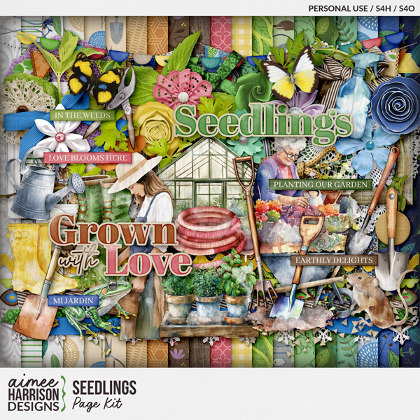 Seedlings Page Kit by Aimee Harrison