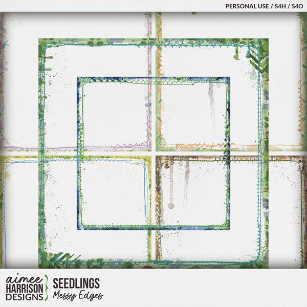 Seedlings Messy Edges by Aimee Harrison