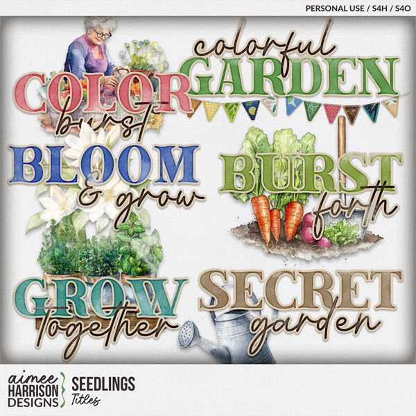 Seedlings Titles by Aimee Harrison