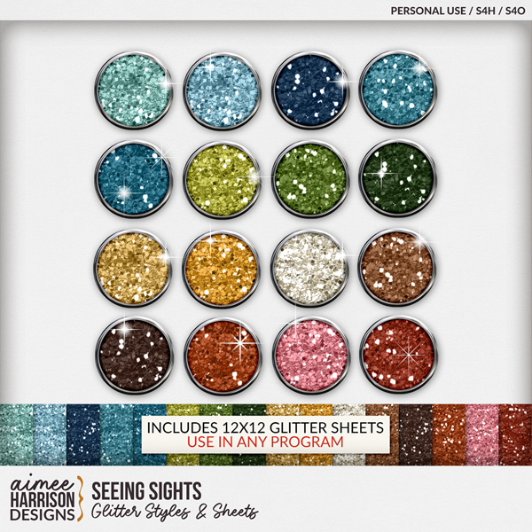 Seeing Sights Glitters by Aimee Harrison