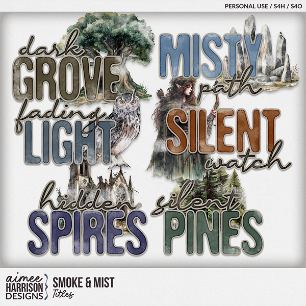 Smoke & Mist Titles by Aimee Harrison