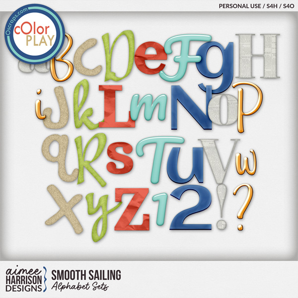 Smooth Sailing Alphabet Sets by Aimee Harrison