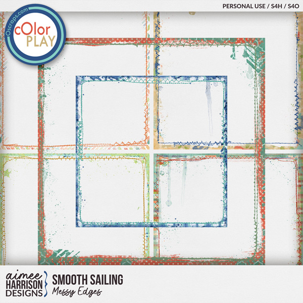 Smooth Sailing Messy Edges by Aimee Harrison