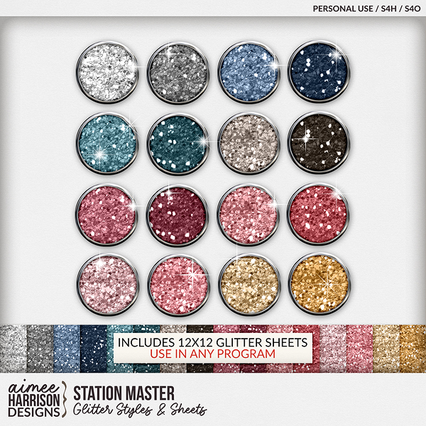 Station Master Glitters by Aimee Harrison
