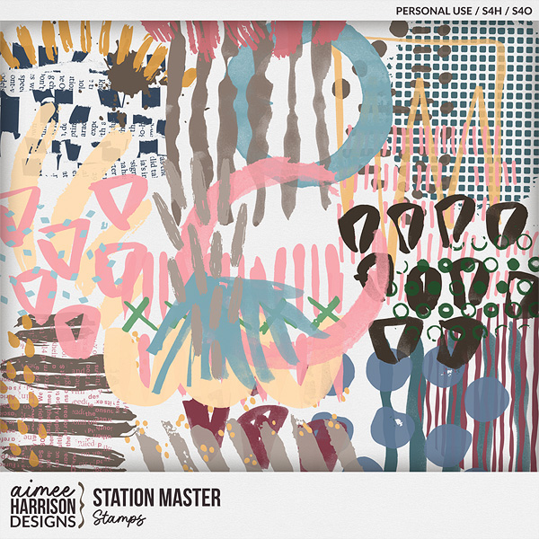 Station Master Stamps by Aimee Harrison
