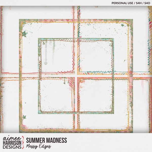 Summer Madness Messy Edges by Aimee Harrison